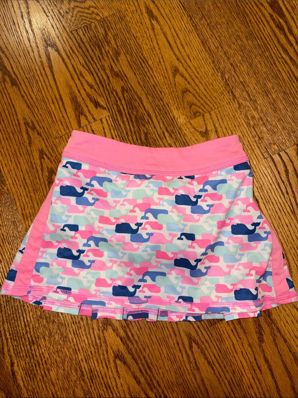Vineyard Vines Pink Whale-Print Athletic Skort